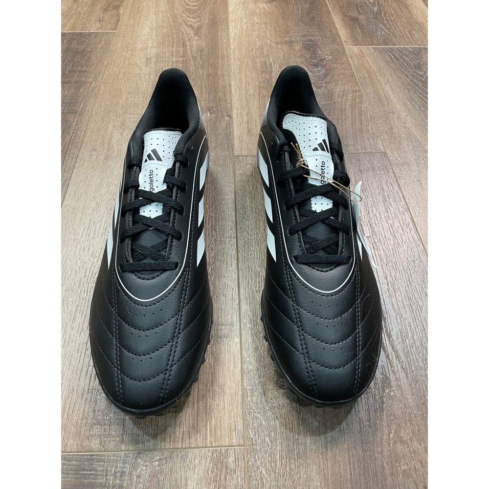 NWT Adidas Goletto IX TF Turf Soccer Cleats Mens 10.5 / Womens 11.5 Black White